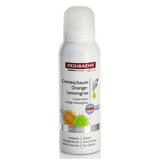 PEDIBAEHR Cremeschaum Orange-Lemongrass 125ml