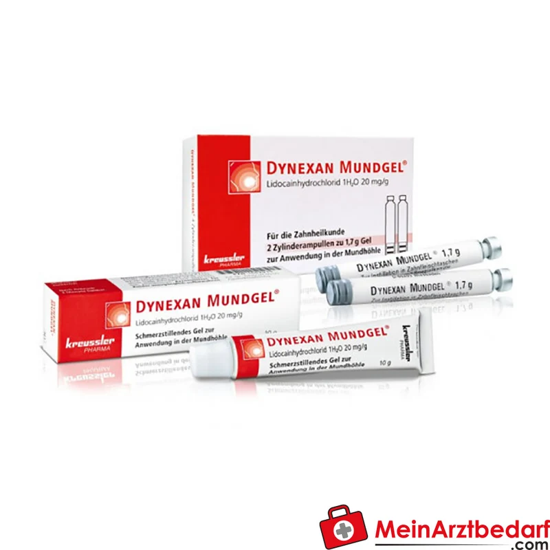 ERWO Pharma Dynexan Mundgel 1,8% (Lidocain) 30 g schmerzlindernd bei Aphthen und Zahnfleisch
