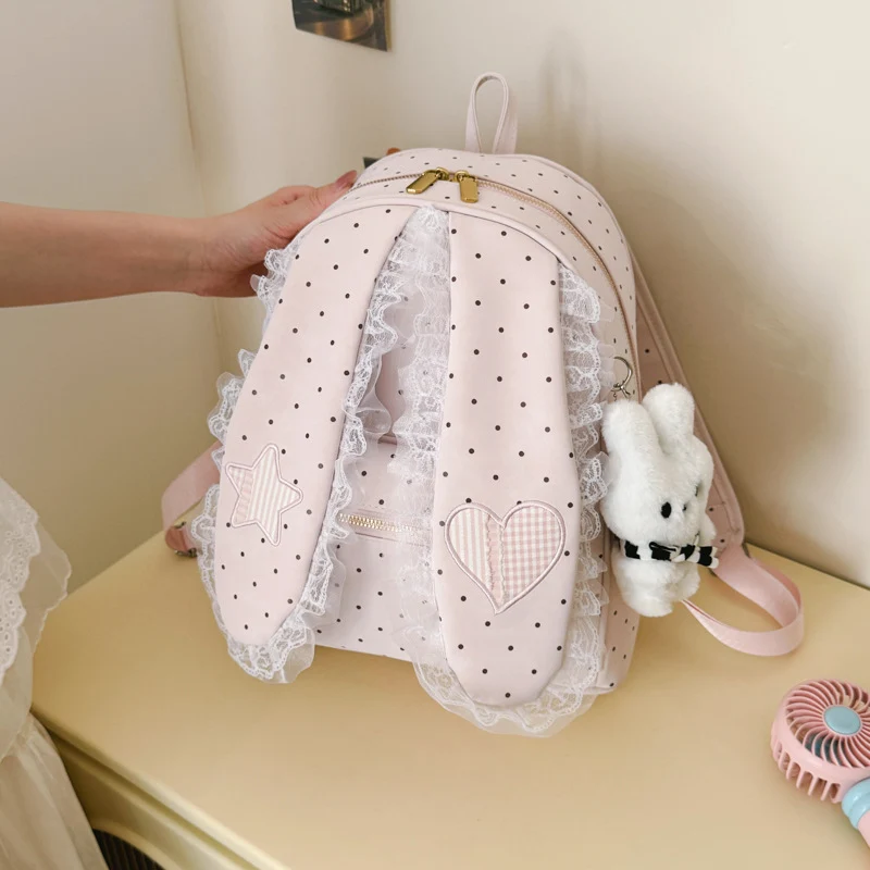 Süßer Plüsch-Rucksack mit Hasenohren Karnz