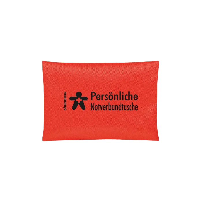 Persönliche Notverbandtasche orange | Packung (1 Stück)