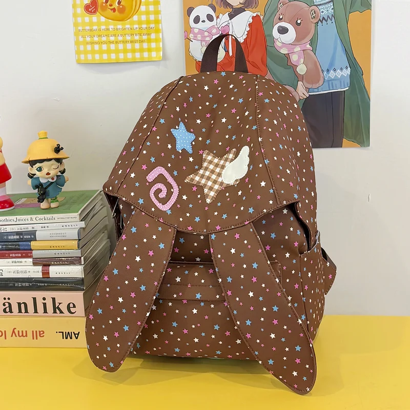 Niedlicher Dekorationsrucksack mit Hasenohren Karnz