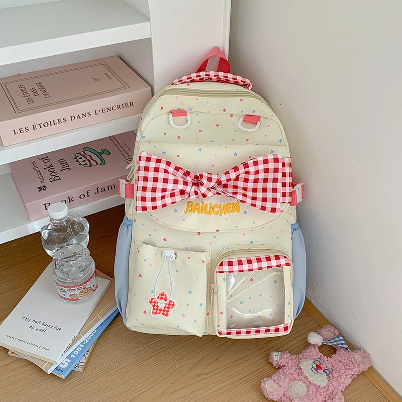Niedlicher mit Schleife verzierten Schulrucksack Karnz