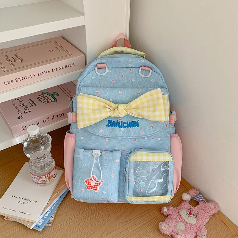 Niedlicher mit Schleife verzierten Schulrucksack Karnz