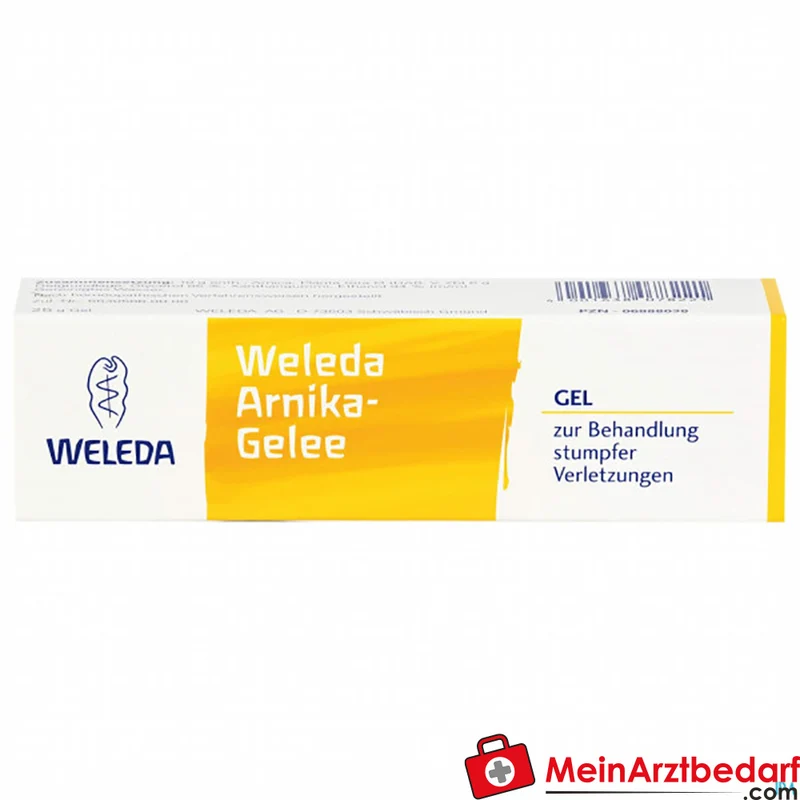 Weleda Arnica Gel 25 g kühlendes Gel bei Prellungen und Blutergüssen, ab 1 Jahr