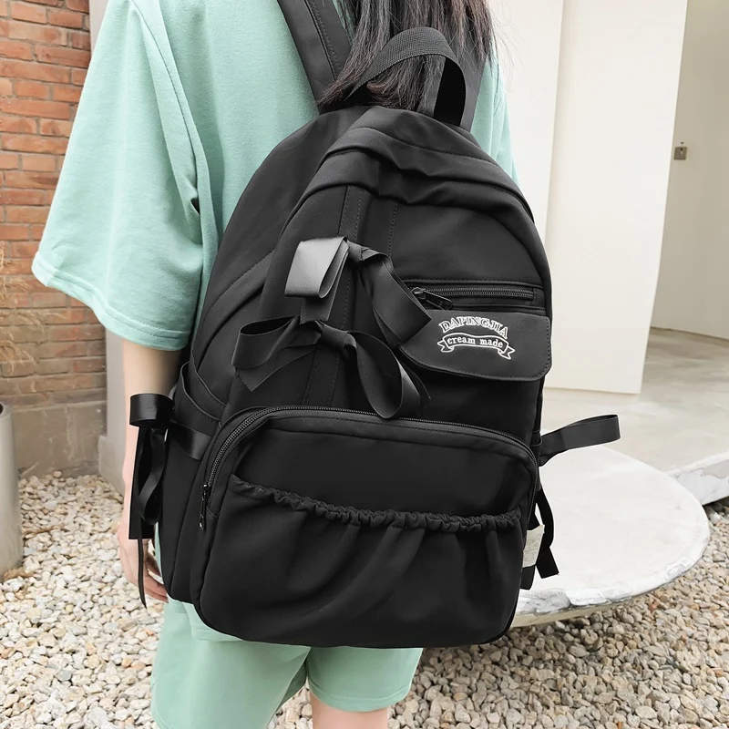 Charmantes Bogen-Applikation Freizeit-Rucksack Karnz