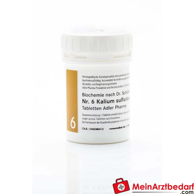 Adler Pharma Schüßler Salz Nr.6 Kalium sulfuricum D6 Tabletten 250 mg