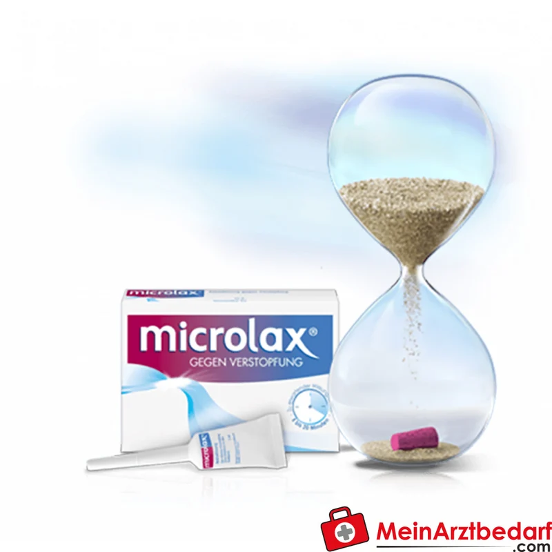 Microlax Microklistier 5 ml, 4er Pack, rektal – schnell 5–20 Min, für Säuglinge & Schwangere