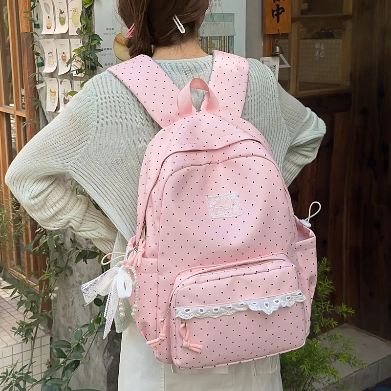 Adorable Polka Dot Rucksack Karnz