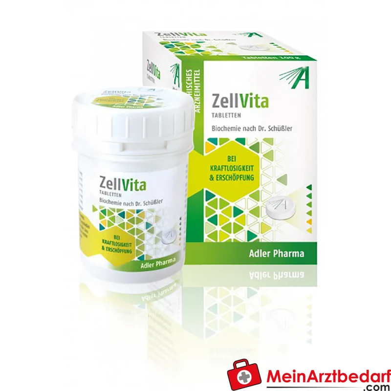 Adler Pharma Schüßler-Komplex Tabletten 100 g bei Kraftlosigkeit und Erschöpfung