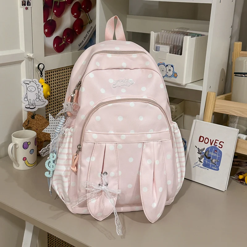 Charmante Hasenohren-Design Rucksack Karnz