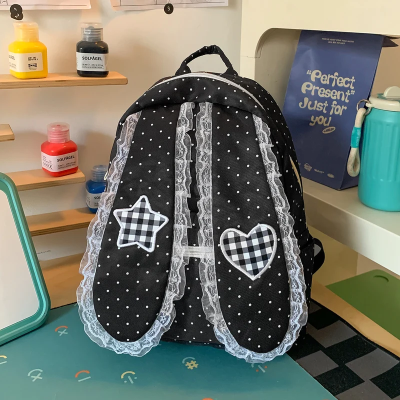 Charmante Bunny Ear Rucksack Karnz