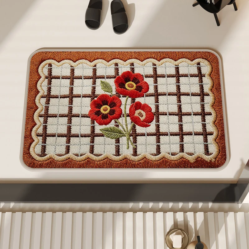 Blumenmuster Komfortmatte
