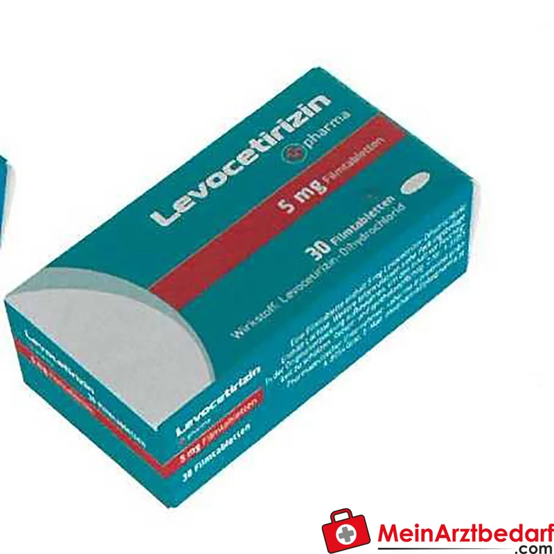 PPH01 Levocetirizin 5 mg Filmtabletten 30 Stück – H1-Antihistaminikum bei Allergischer Rhinitis und Urtikaria