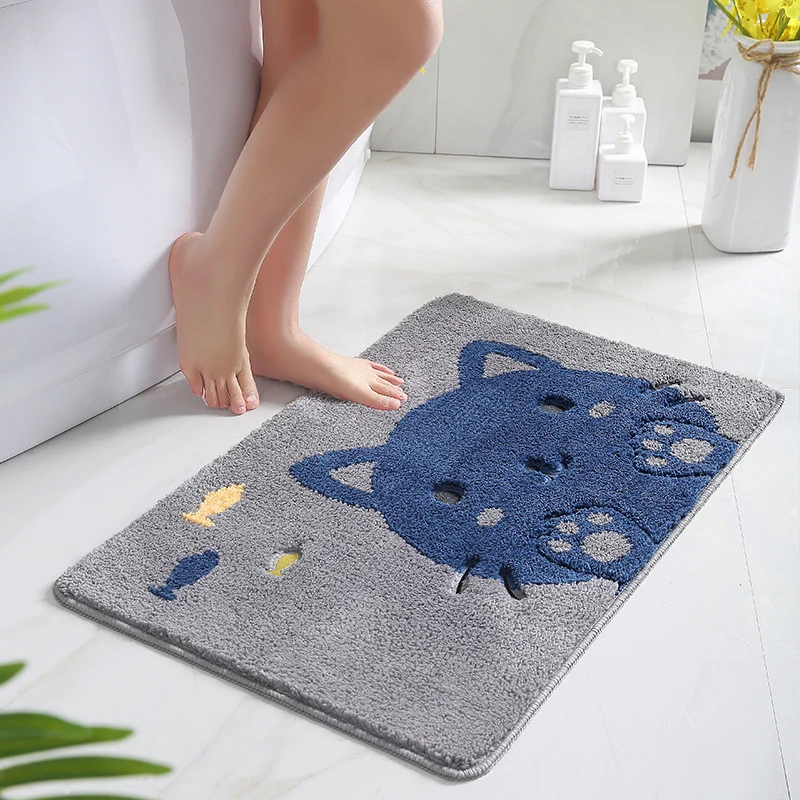 Badematte für das Badezimmer drinnen
