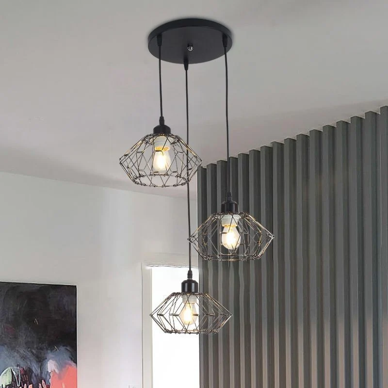 Verstellbare geometrische Pendelleuchte