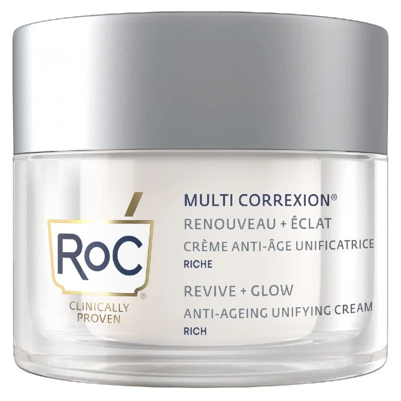 RoC Multi Correxion Revive + Glow Anti-Ageing Unifying Cream 50ml