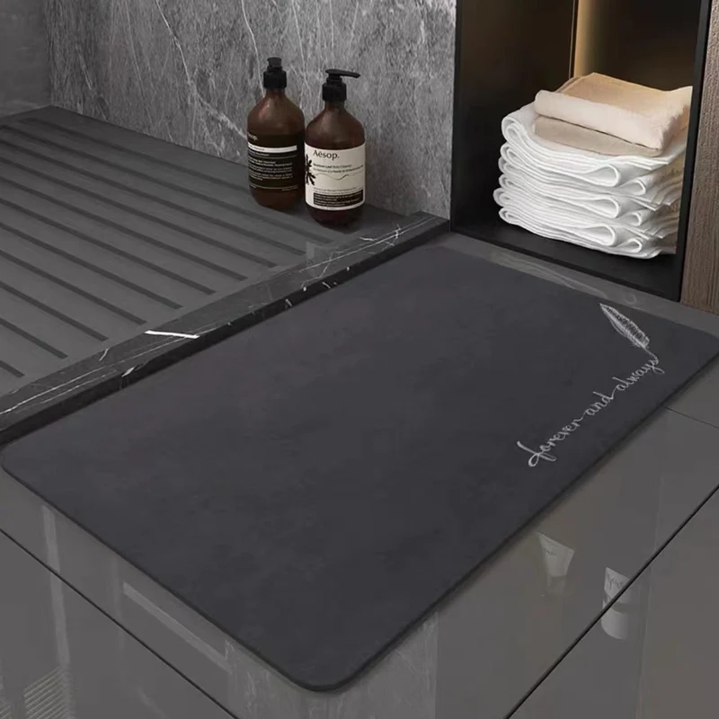 Elegante ovale Willkommensmatte