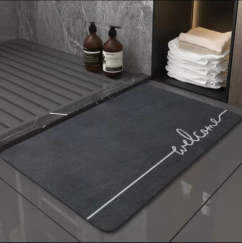 Elegante ovale Willkommensmatte