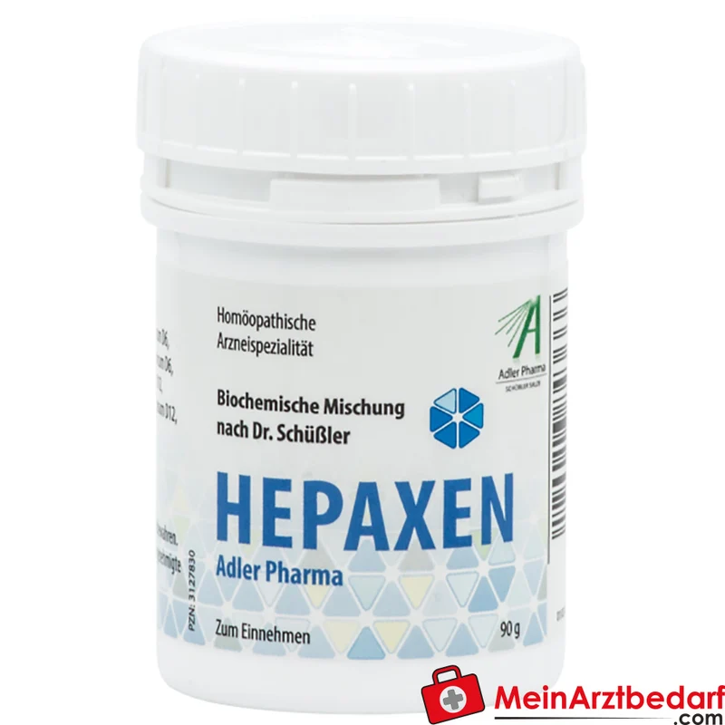 Adler Pharma Hepaxen Schüßler-Salze Pulver 90 g – Ausleitung von Schadstoffen