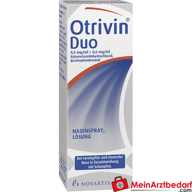 GSK-Gebro Otrivin Duo Nasenspray 10 ml gegen verstopfte Nase, Laufnase