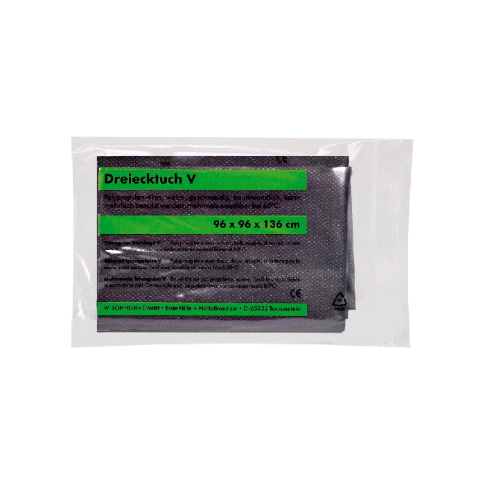 Dreiecktuch V schwarz | Packung (1 Stück)