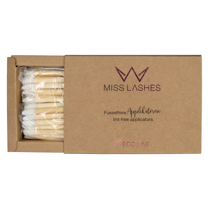 MISS LASHES Fusselfreie Applikatoren Eco Line 100 Stück