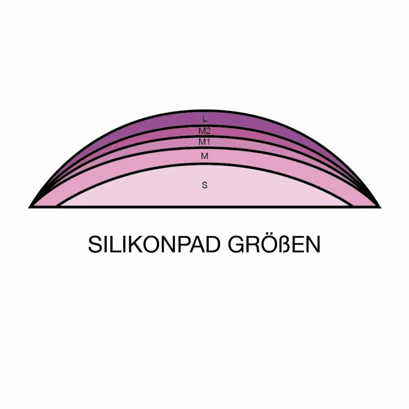 MISS LASHES Silikon Pads verschiedene Größen 5 Paare