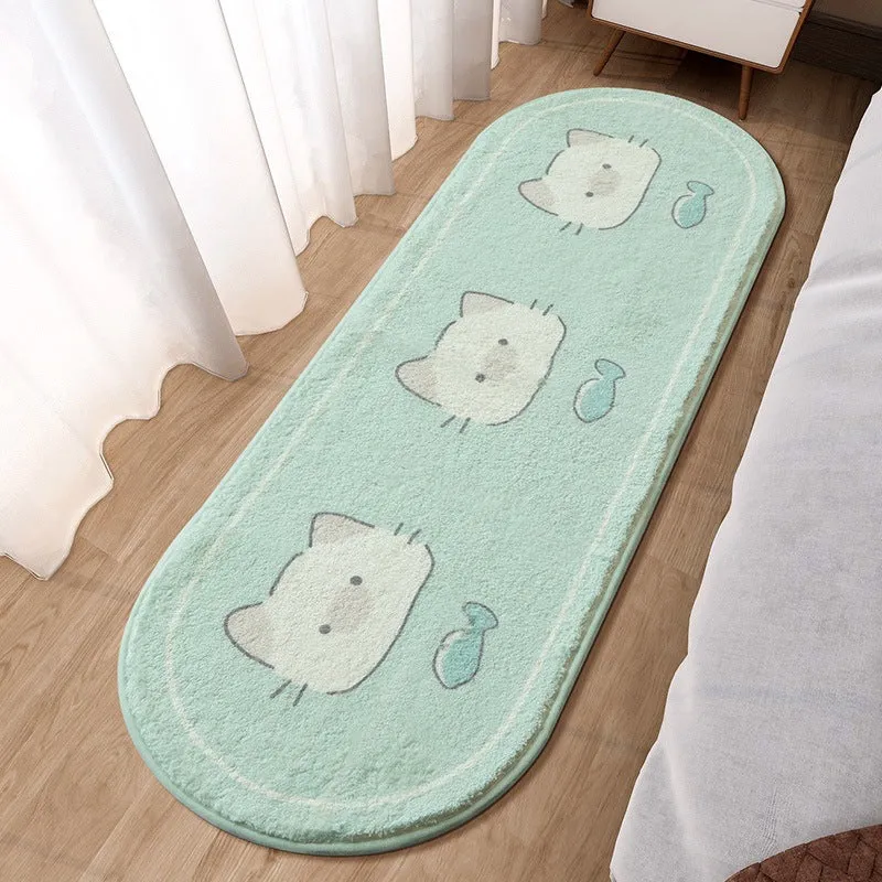 Weiches Plüschkaninchen-Themenbereichsteppich