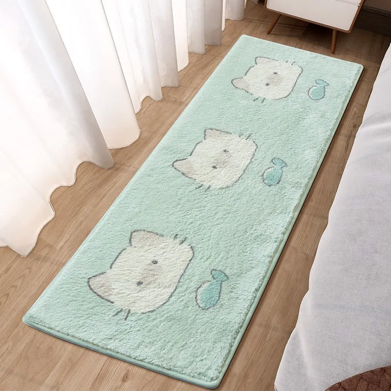 Weiches Plüschkaninchen-Themenbereichsteppich