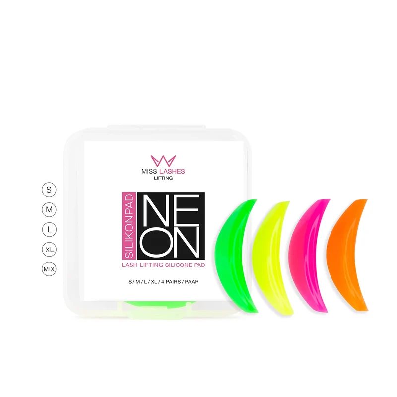 MISS LASHES Silikon Pads Neon CC-Curl 4 Paar