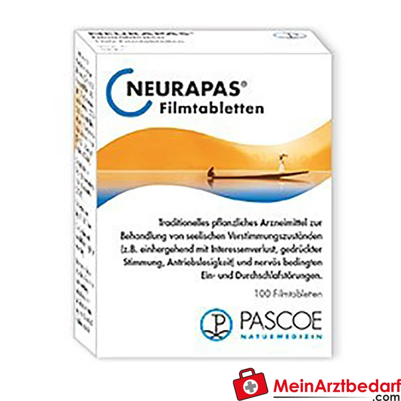 NEURAPAS Filmtabletten 60 St. - pflanzliches Arzneimittel bei seelischer Verstimmung und nervösen Ein-/Durchschlafstörungen
