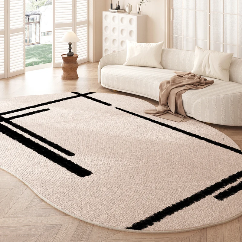 Organischer abstrakter Formbereich Teppich