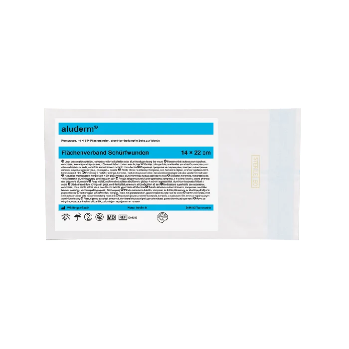 aluderm® Flächenverband Schürfwunden klein | Packung (1 Stück)
