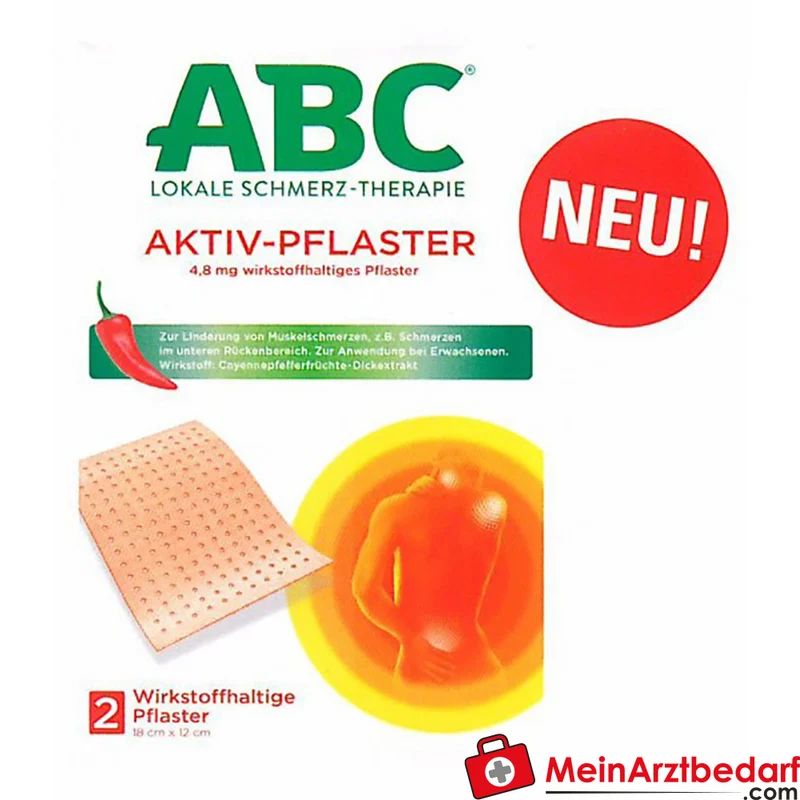 Hansaplast Aktiv-Pflaster Capsaicin 48 mg extra dünn Nacken Schulter