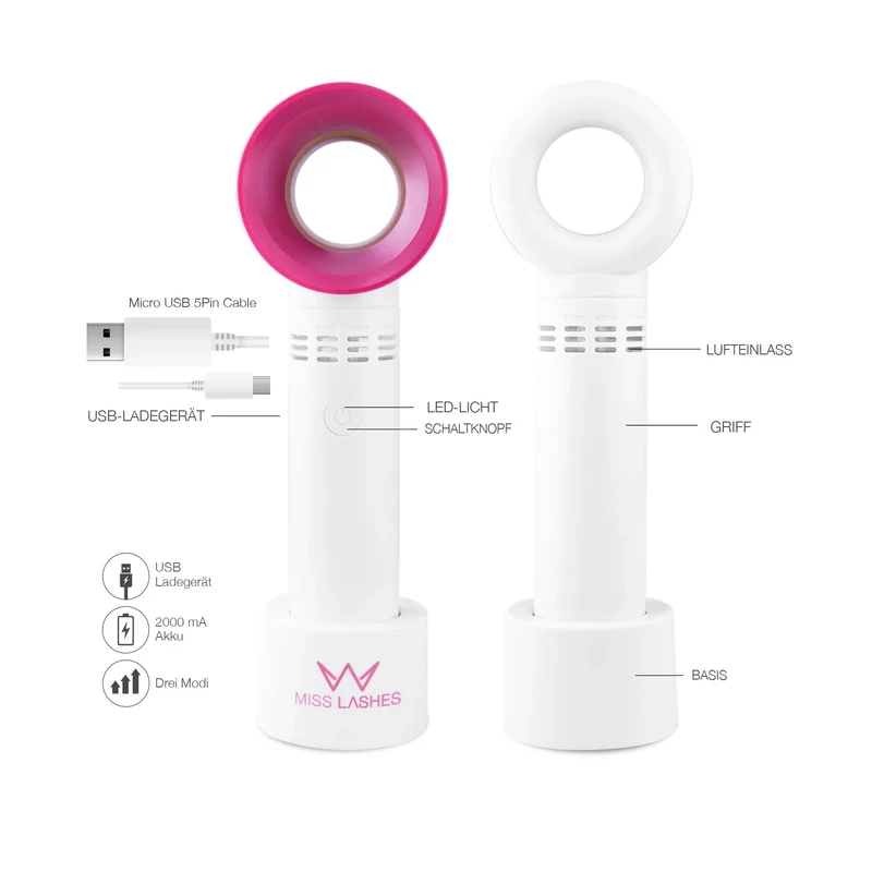 MISS LASHES Handventilator
