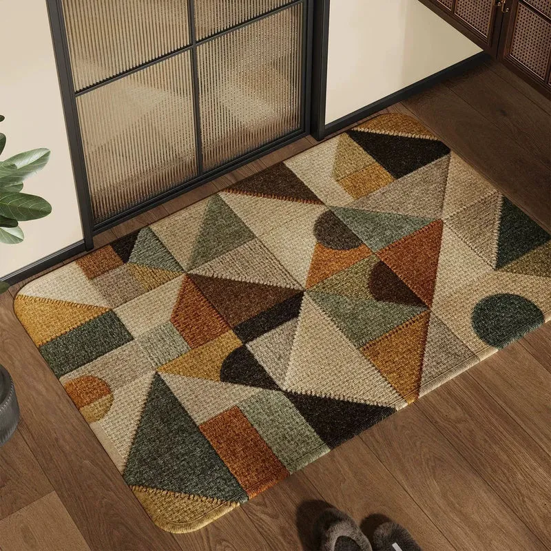 Geometrisch gemusterte Innenteppich