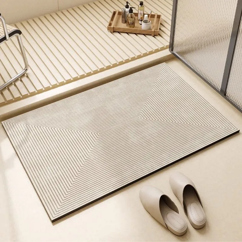 Moderner abstrakter Muster-Badematte für das Badezimmer