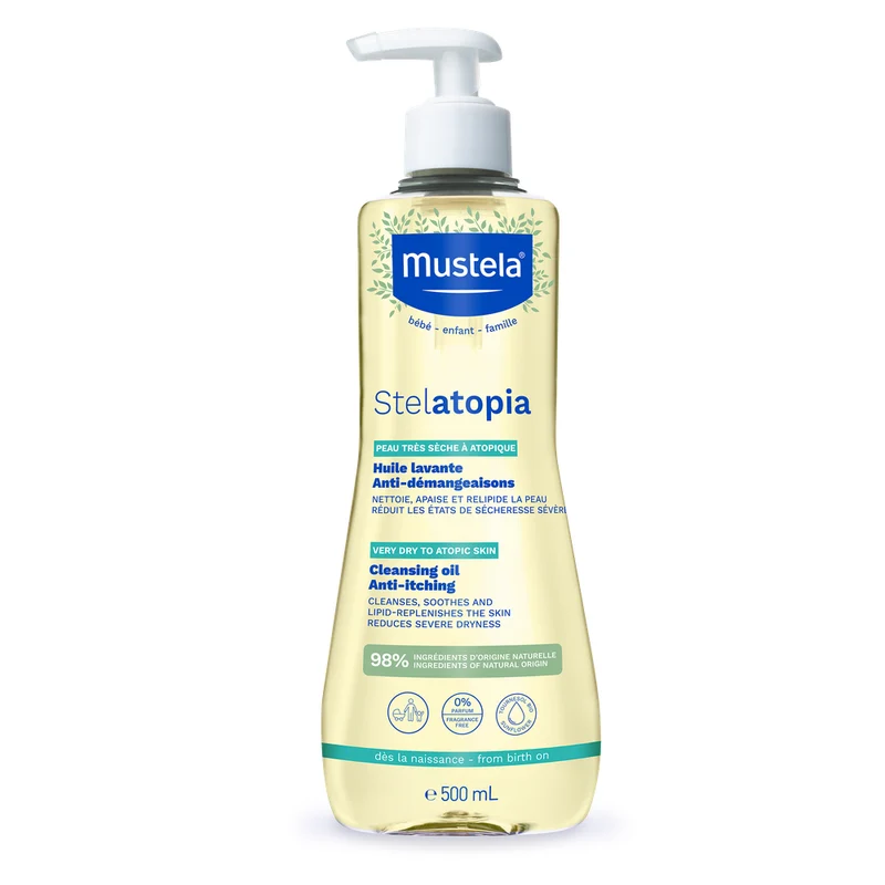 Mustela Stelatopia Reinigende Badolie 500 ml