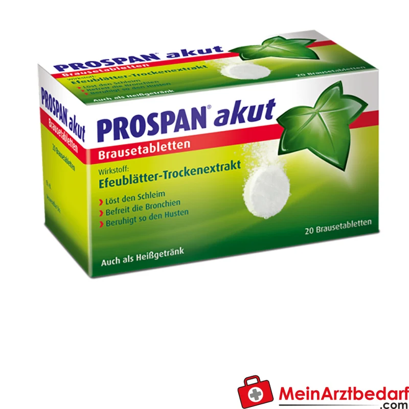 Prospan Brausetabletten Akut 20 St. Efeu-Extrakt, schleimlösend