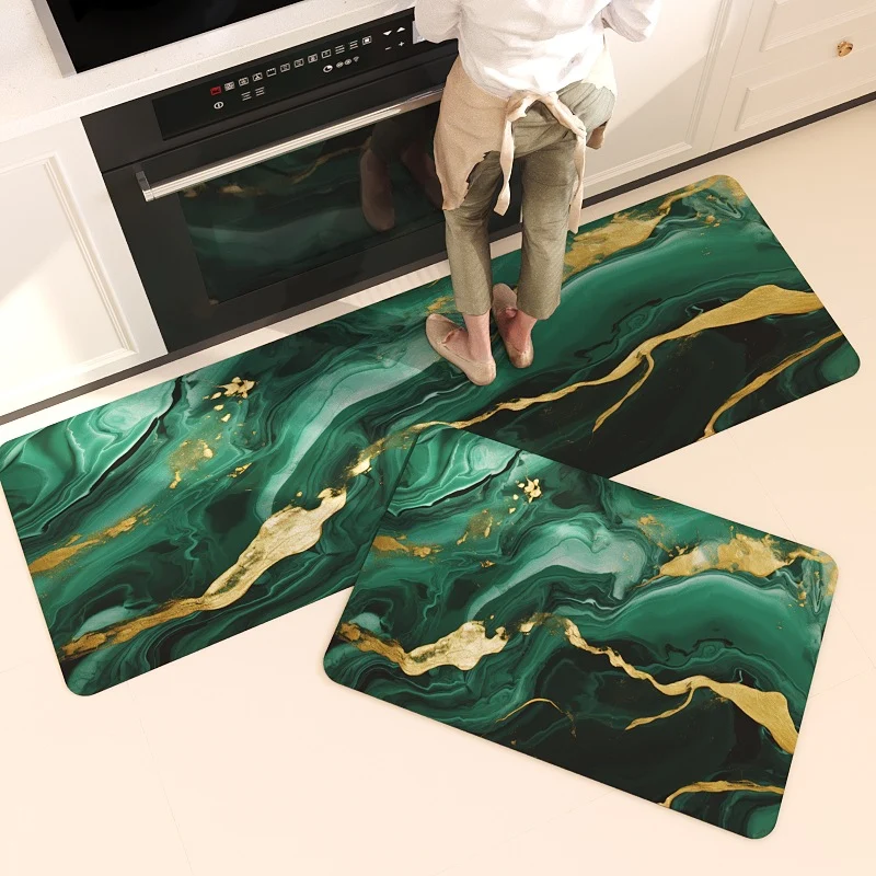 Luxuriöse Marmor Design Küchen Komfortmatte für Zuhause