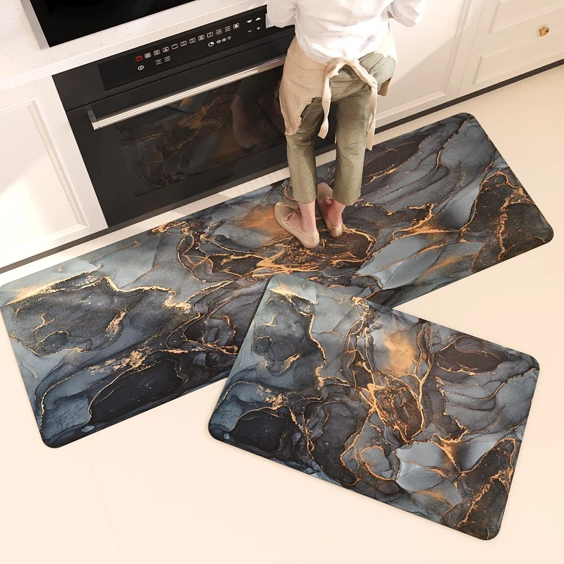 Luxuriöse Marmor Design Küchen Komfortmatte für Zuhause