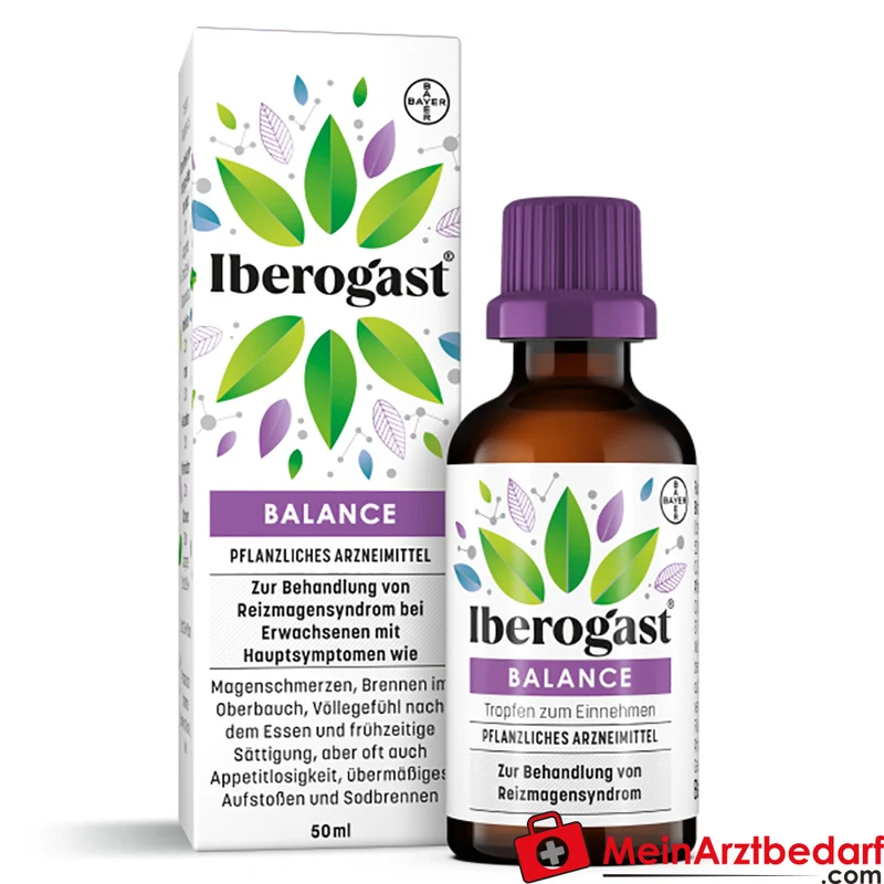 Bayer Iberogast Balance Tropfen 20 ml, pflanzliches Arzneimittel gegen Magen- und Darmbeschwerden