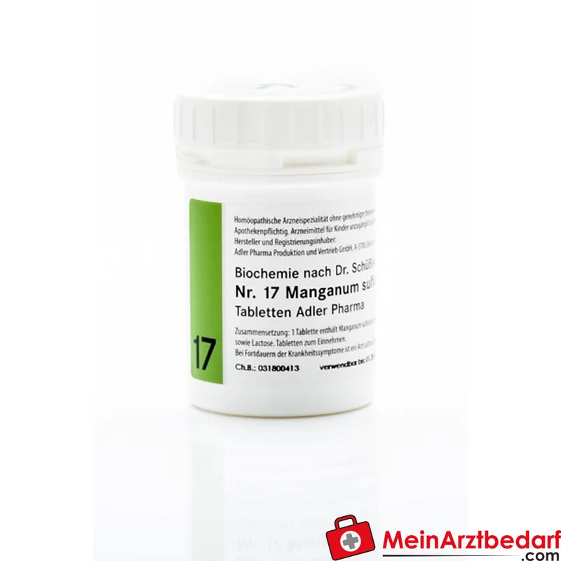 Adler Pharma Schüßler Salz Nr.17 D12 Tabletten 100g Manganum sulfuricum