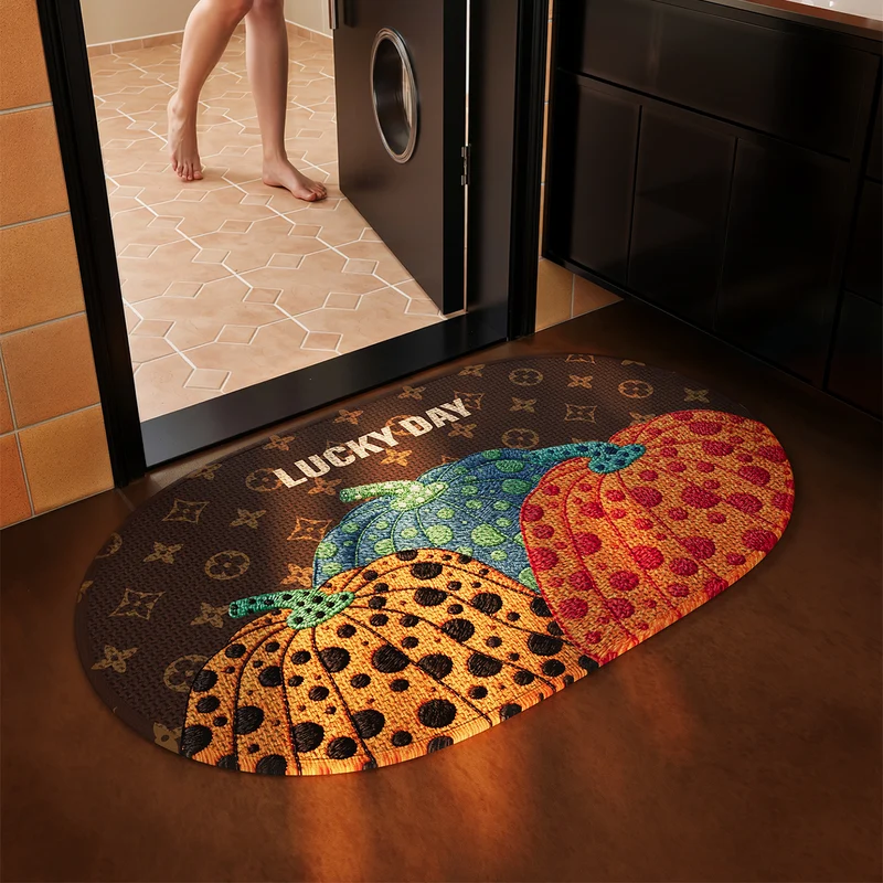 Spaß Themed Indoor Oval Mat