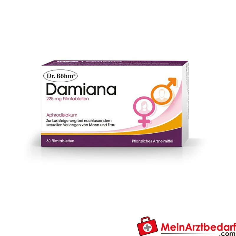 Dr. Böhm Damiana 225 mg Filmtabletten 60 Stück Arzneimittel für Frauen