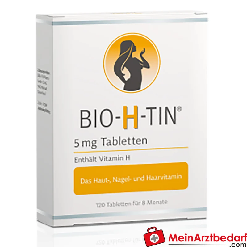 BIO-H-TIN Tabletten 5 mg 60 St. Biotin für Haut Haare Nägel