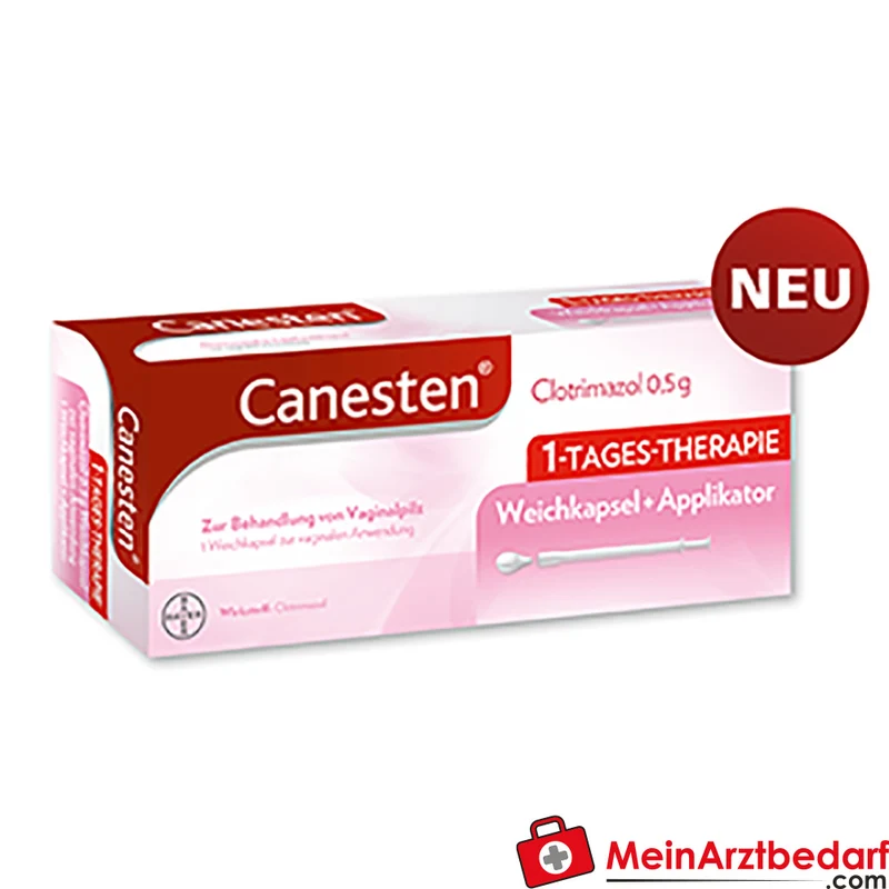 Canesten Gyn Weichkapsel 0,5 g 1 St. 1-Tages-Therapie, vaginal