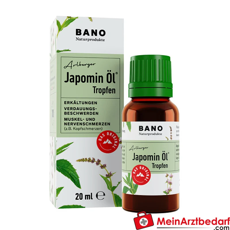 Bano Japomin Öl 20 ml – Ätherisches Minzöl bei Verdauungsbeschwerden