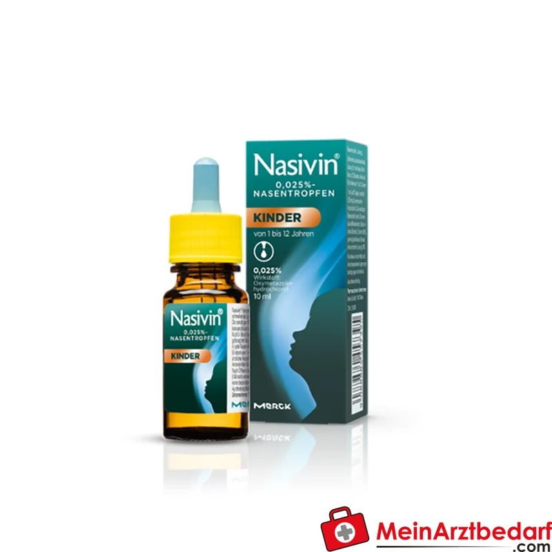 Wick Nasivin Kinder Nasentropfen 0,025% Oxymetazolin 10 ml