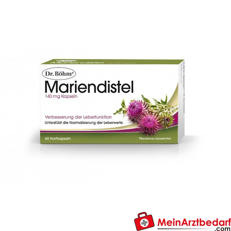 Dr. Böhm Mariendistel Kapseln 140 mg Silymarin – 30 St. Leberfunktion